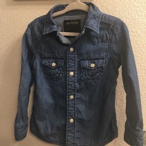 True Religion toddler denim top